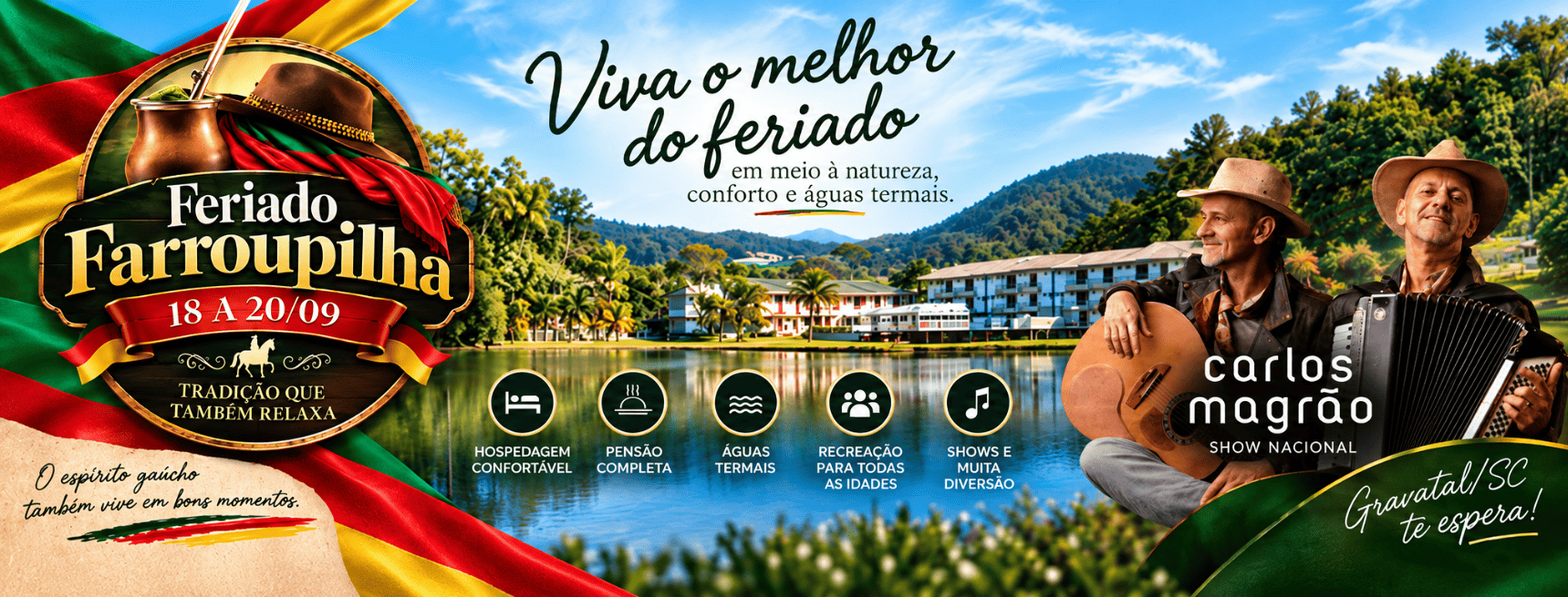 Capa Site Farroupilha 2026 - Hotel Termas do Lago